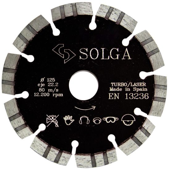 Disco de Corte en Seco Materiales abrasivos Turbo-Láser