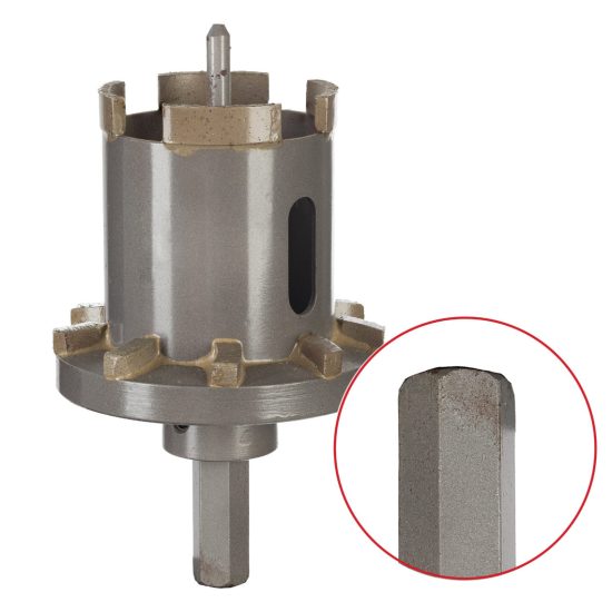 Broca Desagüe para Granito M Hexagonal